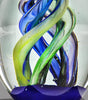 Egg-Shaped Colored Art Glass Award 7