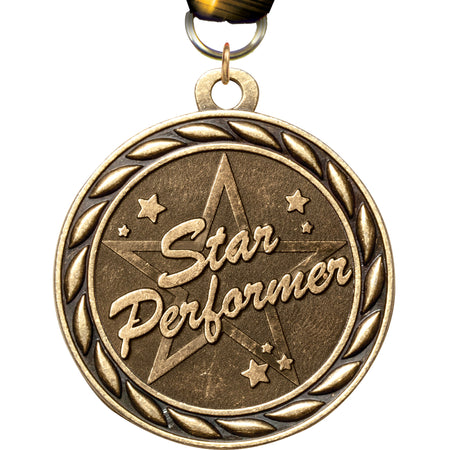 2" Star Performer Scholastic Medal [MM3KN2-STRPRF]