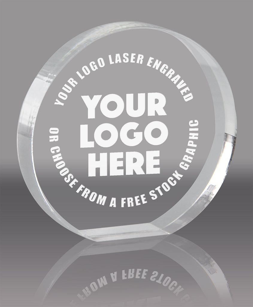 Acrylic Orbit Award - 3.75 x 4 inch [AYRD-4-Q]