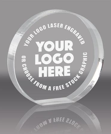 Acrylic Orbit Award - 3.75 x 4 inch [AYRD-4-Q]
