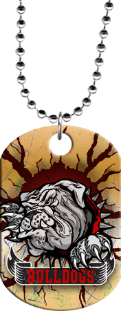Bulldog Mascot Monster Dog Tag [DTXL-MSCT-BLDG]
