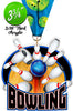 Bowling Colorix-M Acrylic Medal - 3.75 inch [MACR375-BW-Q]