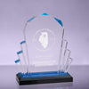 Faceted Impress Acrylic Award - Blue - 6x8 [AJF10-BLU-8]