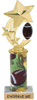 Football Shooting Star Spinning Trophy [TSSS10-FB]