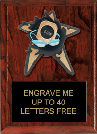 Swimming Spring Loaded Plaque [PRBI68-SW]