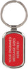 Rectangular Key Ring- Red [KCREC091-RED]
