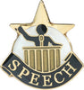 Scholastic Star Pins- Speech [PB126]