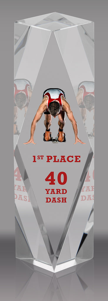 Custom Colossal Crystal Tower - 8 inch [CYMFB-8-FC-X]