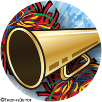 Cheer Megaphone Insert [BTD-1551]