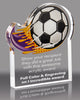 Soccer Splatters Acrylic Award- 3x4 inch [ASLM-34-SC-Q]