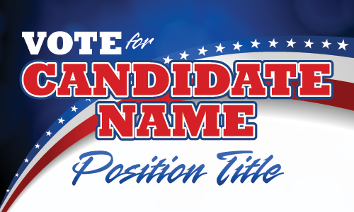 Political 3 x 5 Vinyl Banner- Streamer [VB-POL-STR-35]