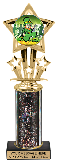 Shooting Star Color Insert Trophy w/ Column [Ti10-C10]