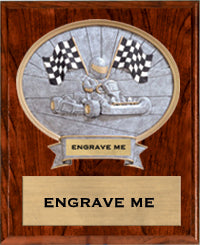 Go Kart Sport Legend Oval Plaque [P10SLO8-GK]