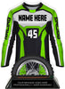 Motocross Jersey Colorix-T Acrylic Trophy - Green [TACR7-JSY-MOTOX-GRN-Q]