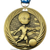 Soccer Youth Male 2.75 inch Blade 3D Diecast Medal [MBD2-SCYM]