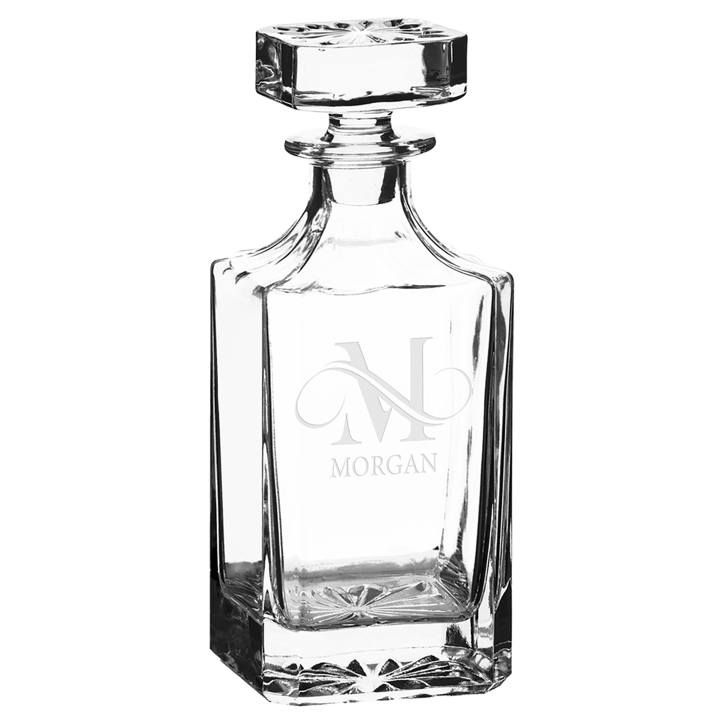 25oz Square Glass Decanter [DWJ301-25]