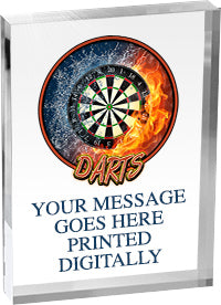 Darts Vibrix Acrylic Award [ACB57V-DT]