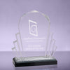 Faceted Impress Acrylic Award - Silver - 6x8 [AJF10-SLV-8]