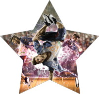 Dance: Male Lightning Star Insert [ST-4316]