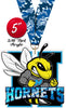 Hornets Mascot Colorix-M Acrylic Medal [MACR5-MSCT-HRNT-Q]
