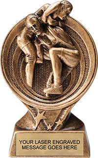 Wrestling Saturn 6" Resin Trophy [RM26ST-WS]