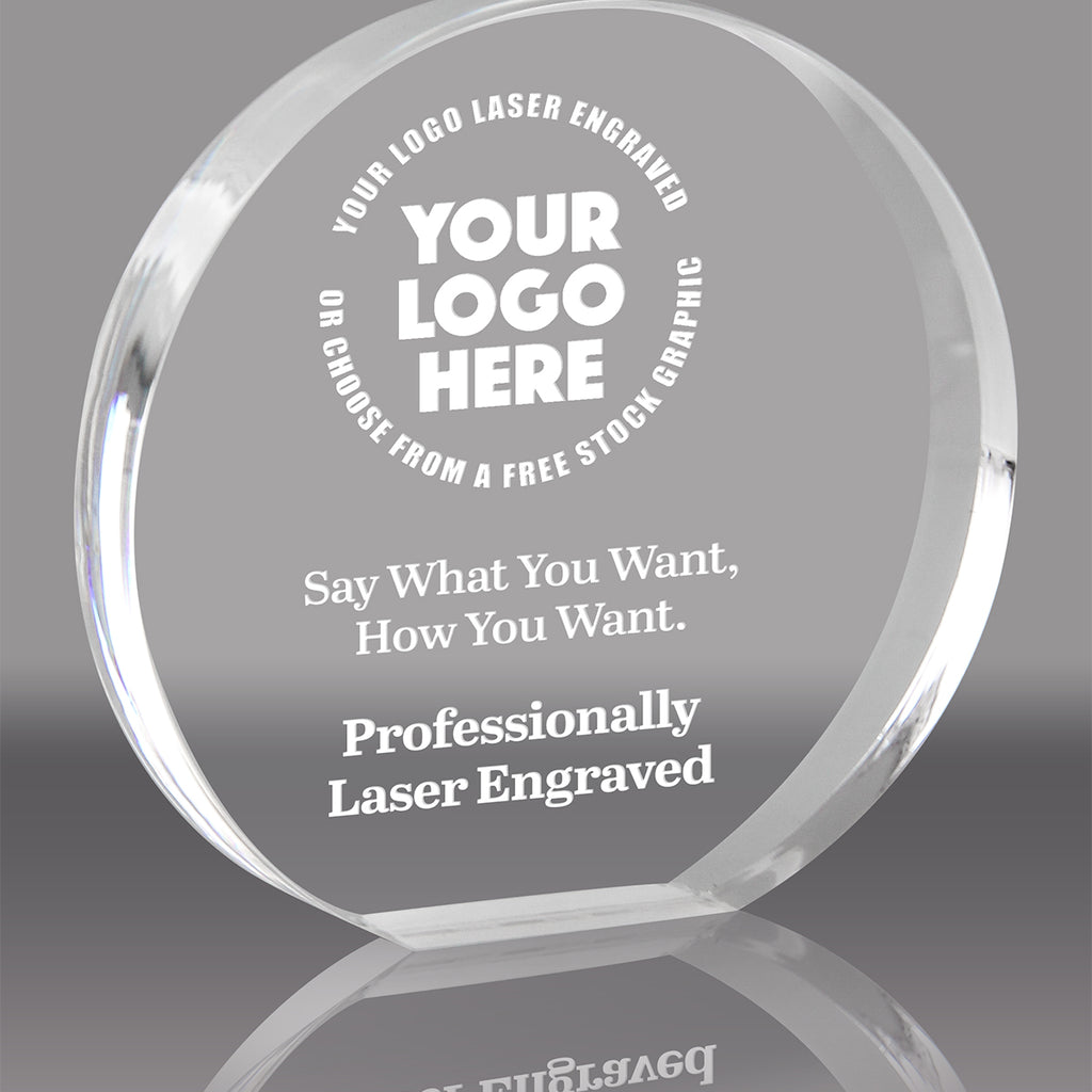 Acrylic Orbit Awards - Engraved