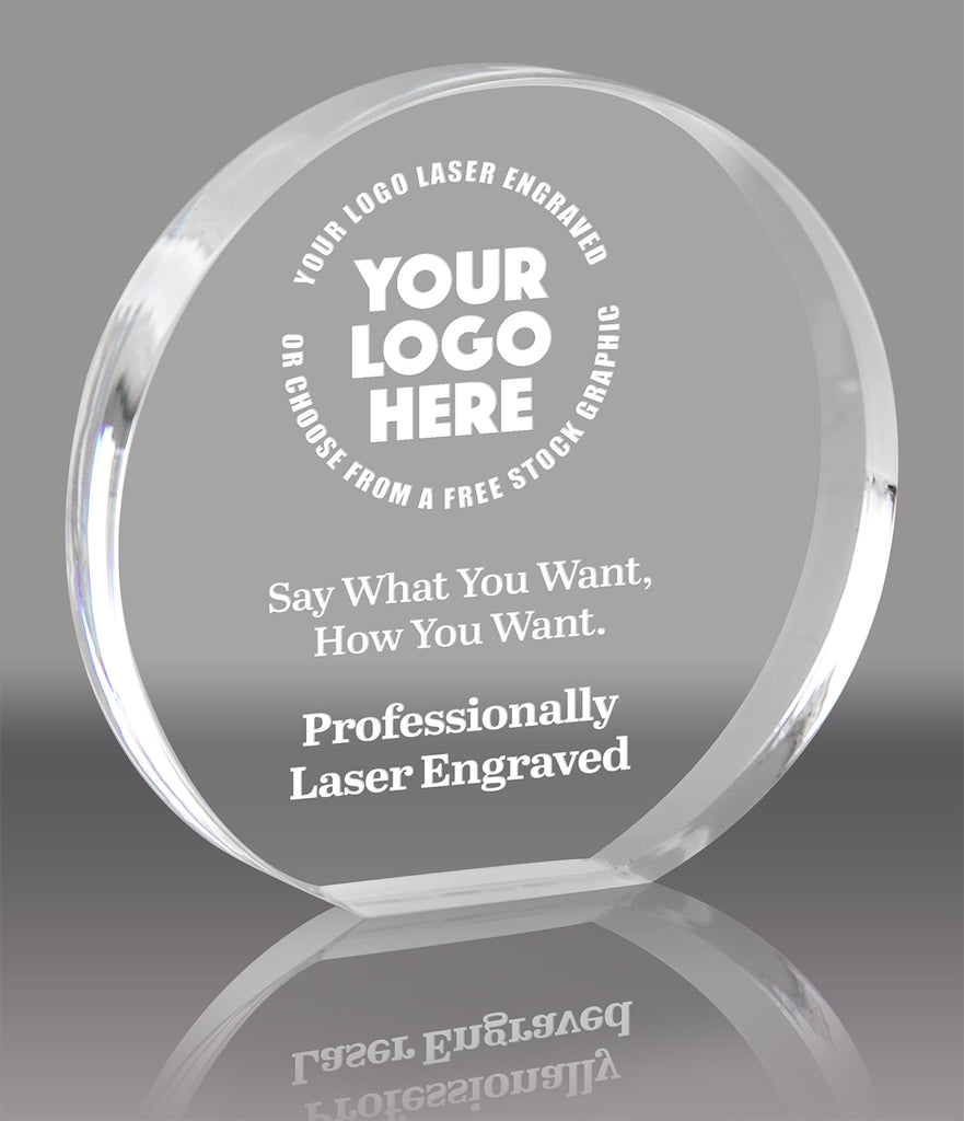 Acrylic Orbit Award - 4.75 x 5 inch [AYRD-5-Q]
