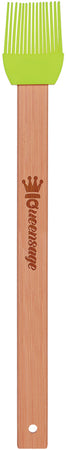 Silicone Baster Brush with Bamboo Handle- Green [BSTJ9-GRN]