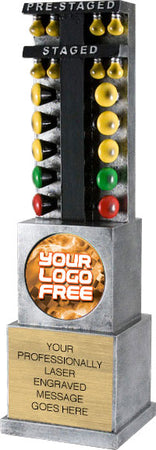 Drag Race Tree Custom Insert Resin Trophy [SXDRL-188]