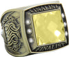 Finalist Championship Ring with Yellow Center Stone- Gold [RGSJ-G-FIN-YLW]