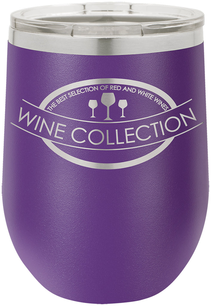 Polar Camel Vacuum Insulated Stemless Wine Glass - Purple [SWGJ8-PRP]