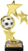 Soccer Triple Star Spinning Trophy [TTSS9-SC]