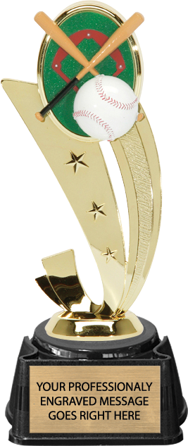 Baseball Color Scene Theme on a Synthetic Base [TRDCSF-BS]