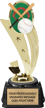 Baseball Color Scene Theme on a Synthetic Base [TRDCSF-BS]