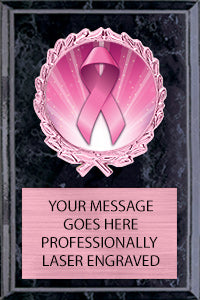 Insert Plaque with Pink Wreath Holder [P330P]