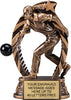 Bowling Female Star Flame Resin Trophy [RSF5-BWF]