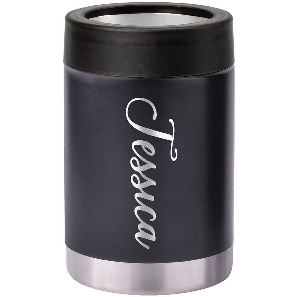 TahoeÂ© Stainless Steel Vacuum Insulated Beverage Holder - Black [TMLG18-BLK]