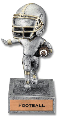 Football Bobblehead 'Toon Resin Trophy [SBH-FB]
