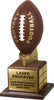 Full Size Fantasy Football on Tee on Genuine Walnut Base [TPP1L-FFB-552]
