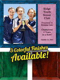 Color Finish Horizontal Photo Plaque [PP1215-H-RGB]