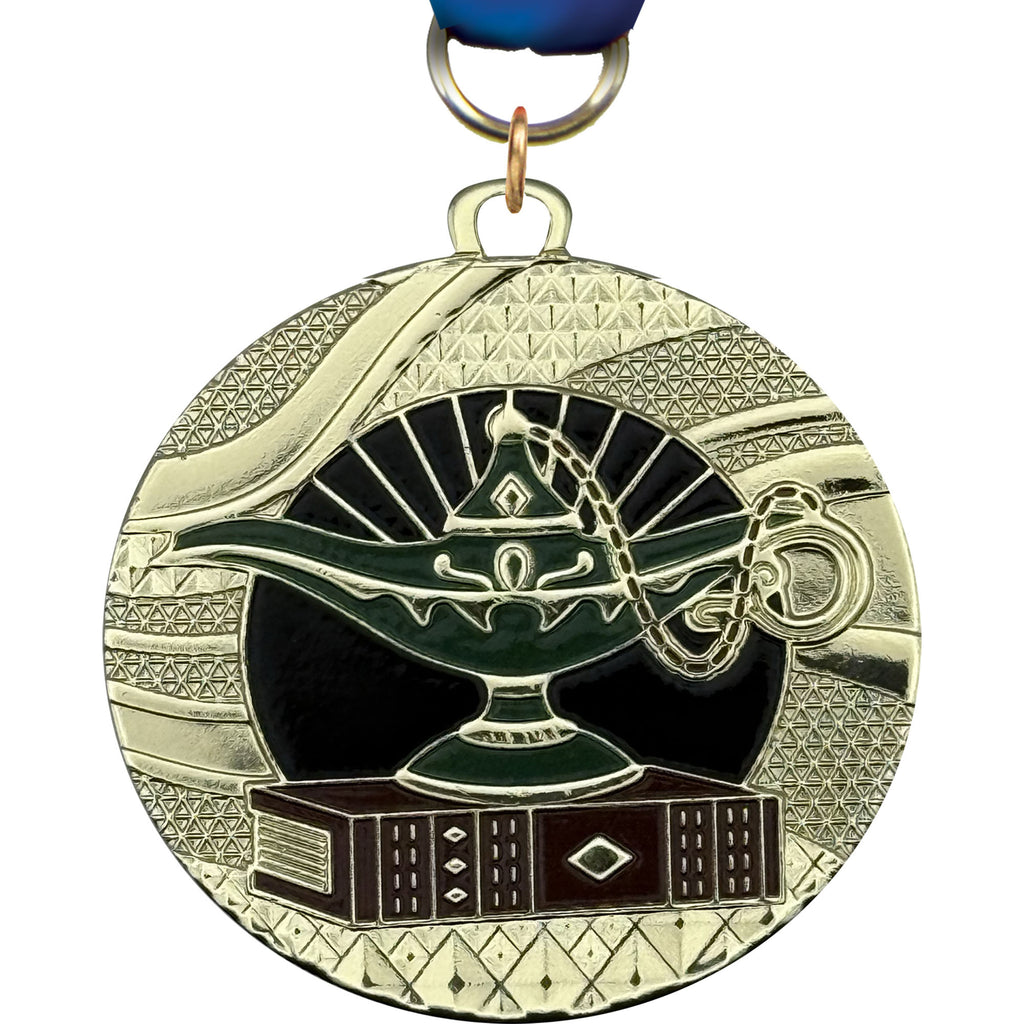2" Lamp of Knowledge Prime Diecast Medal [MTP2-KN]