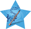 Music- Clarinet Star Insert [ST-1203]