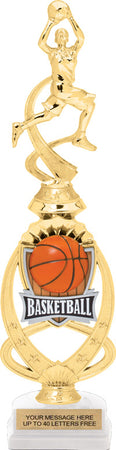 Basketball Meridian Sport Riser Trophy [TMMSR14-BK]