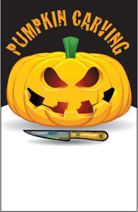 Halloween- Pumpkin Carving Plaque Insert [BBP-1327]