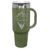 Polar Camel 40 oz. Travel Mug with Handle - Olive Green [TJPC74-OG]
