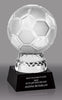 Crystal Soccer Balls on Crystal Base- 7.75 inch [CMSC282]