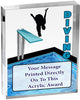Swimming Vibrix Acrylic Award [ACB46V-SW]