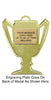 Volleyball Bright Gold Trophy Cup Medal [MTM27-VB]
