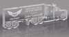Conventional Tractor Trailer Acrylic Award - 8.5 inch [ATRK-001-8-Q]