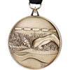 2.5 inch Premium Satin Finish Medal - Swimming Male [MF92-SWM]